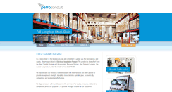 Desktop Screenshot of petraconduit.com